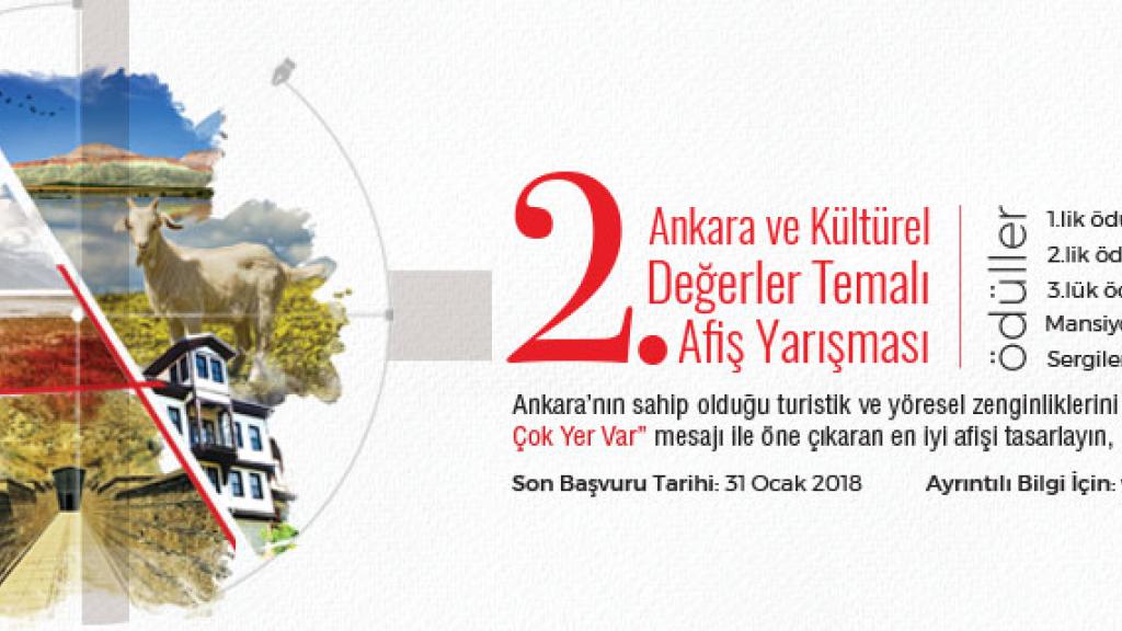 2. Ankara ve Kültürel Değerler Temalı Afiş Yarışması