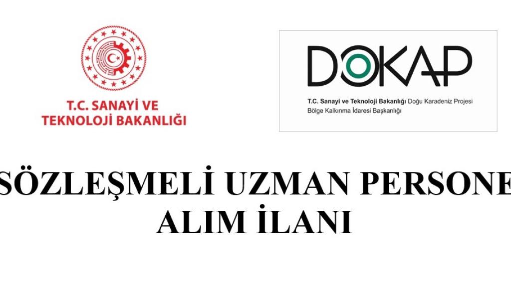 DOĞU KARADENİZ PROJESİ BÖLGE KALKINMA İDARESİ BAŞKANLIĞI  SÖZLEŞMELİ UZMAN PERSONEL ALIM İLANI