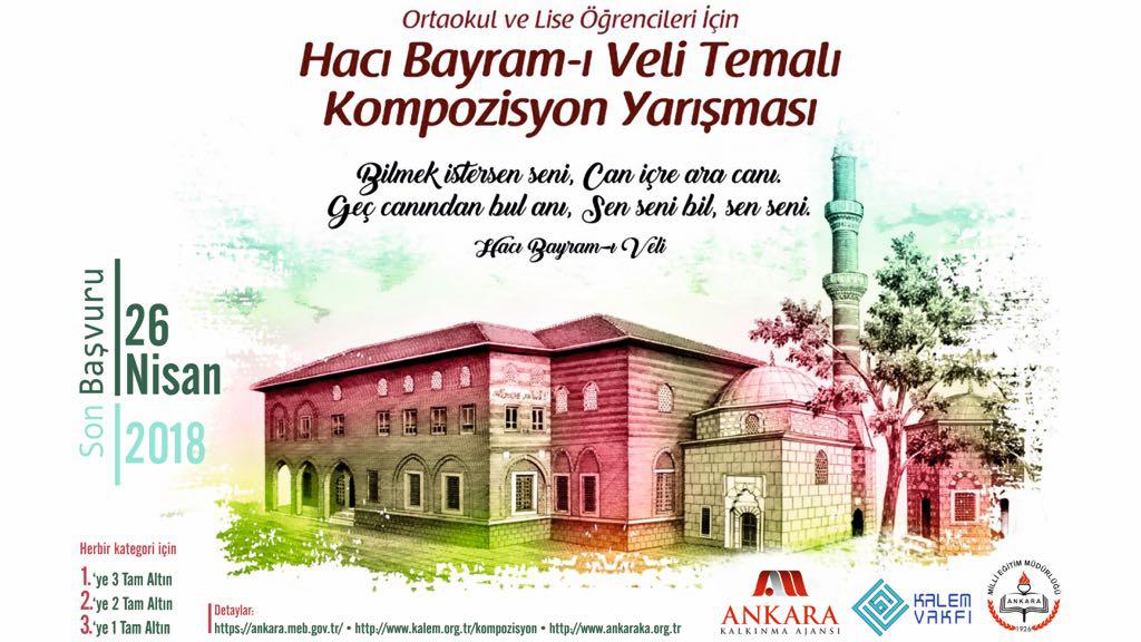 Hacı Bayram-ı Veli Konulu Kompozisyon Yarışması