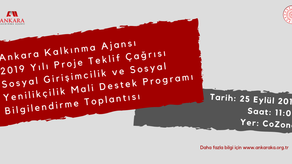 Sosyal Girişimcilik ve Sosyal Yenilikçilik Mali Destek Programı Bilgilendirme ve Tanıtım Toplantısı