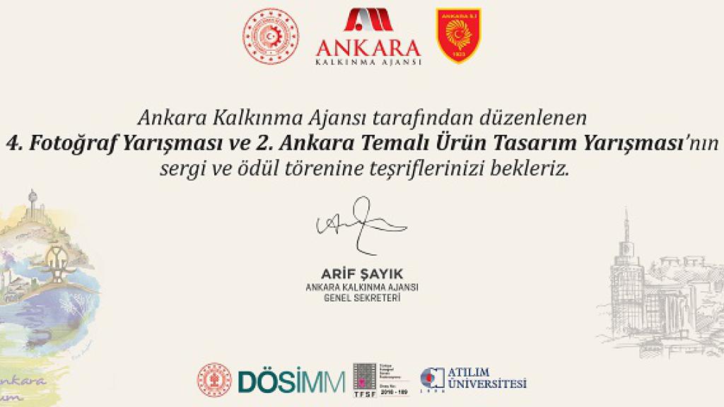 2. Ankara Temalı Ürün Tasarım Yarışması ve 4.  Fotoğraf Yarışması Sergi ve Ödül Töreni
