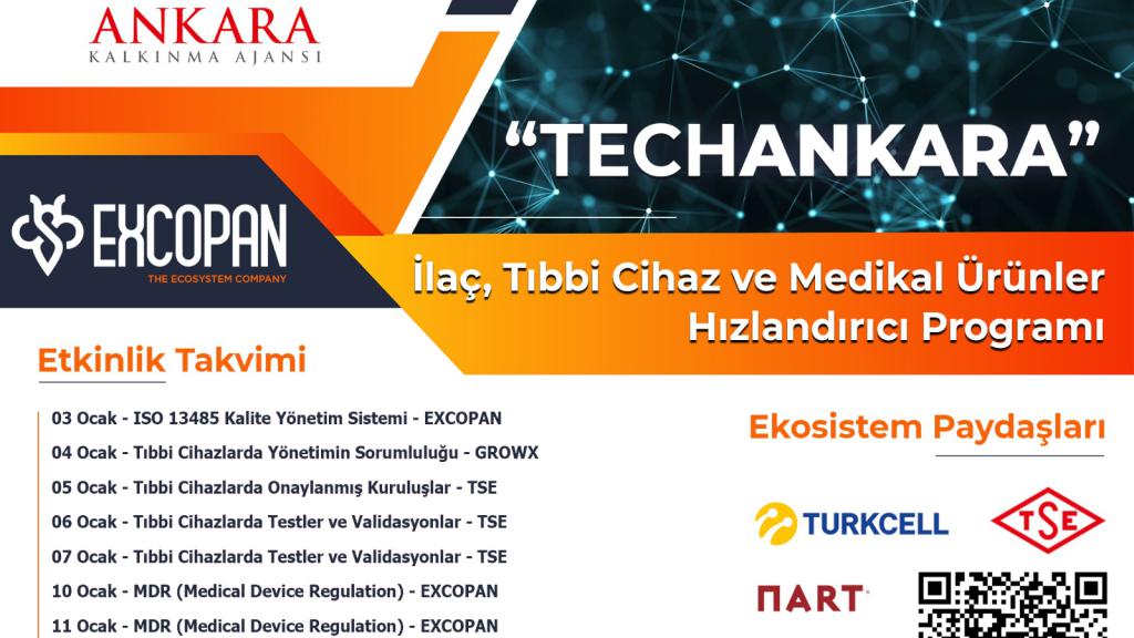 TECHANKARA  İlaç, Tıbbi Cihaz ve Medikal Ürünler Hızlandırıcı Programı Açıldı