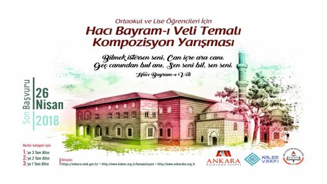 Hacı Bayram-ı Veli Konulu Kompozisyon Yarışması 