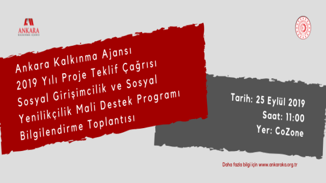 Sosyal Girişimcilik ve Sosyal Yenilikçilik Mali Destek Programı Bilgilendirme ve Tanıtım Toplantısı 