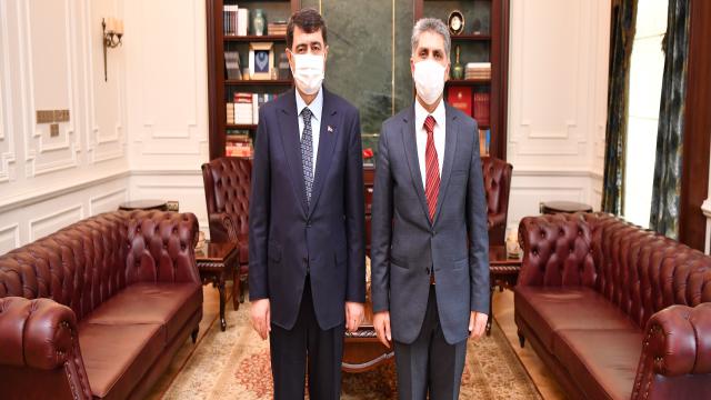Genel Sekreterimiz Dr. Cahit ÇELİK Vali Vasip ŞAHİN'i Ziyaret Etti