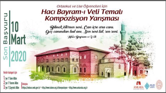 Hacı Bayram-ı Veli Konulu Kompozisyon Yarışması 